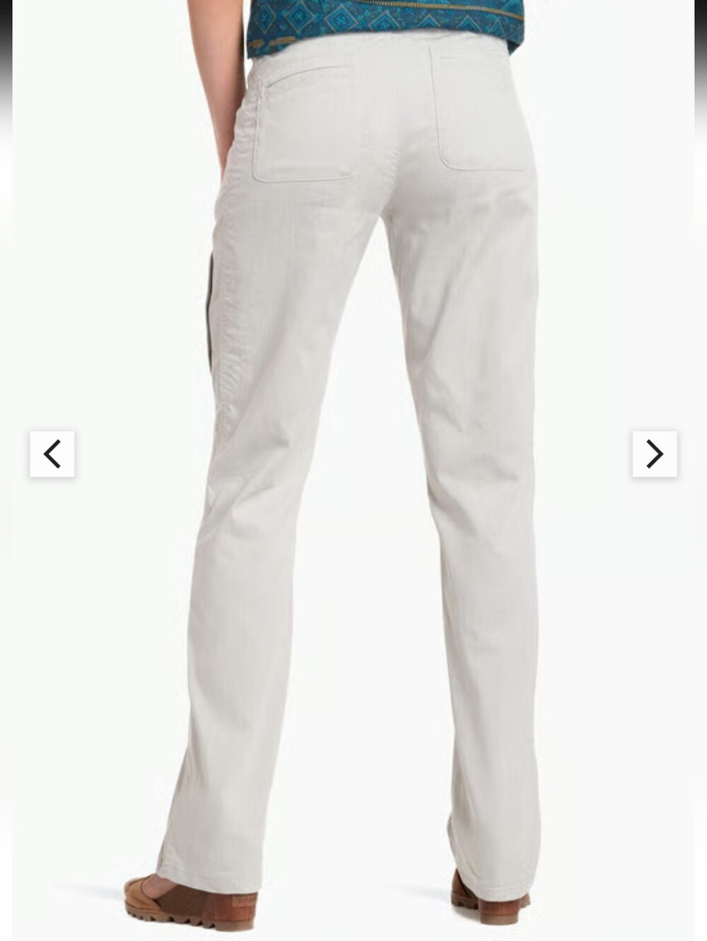 Kuhl Cabo Pant Cotton Linen Birch Grey Gorpcore Size 8 SHORT - Picture 4 of 16